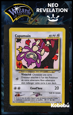 Carte Pokemon Capumain 41/64 Edition 2 Ed 2 Neo Revelation Wizards FR 7 - Image 1