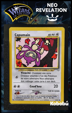 Carte Pokemon Capumain 41/64 Edition 2 Ed 2 Neo Revelation Wizards FR 2 - Image 1