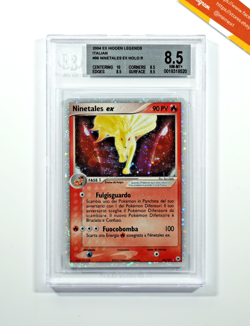Pokemon BGS 8.5 Ninetales Ex #96 Holo EX Leggende Nascoste 2004 Italiano - Image 1