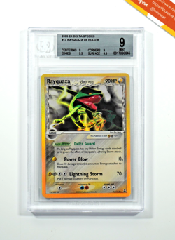 Pokemon BGS 9 Rayquaza & Delta Specie #13 Holo EX Delta Specie 2005 English - Image 1