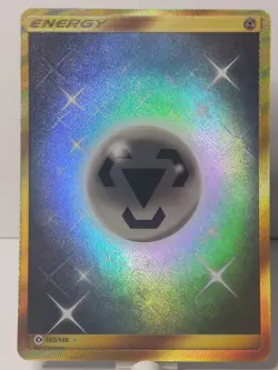 Pokemon Metal Energy (Secret) 163/149 Sun/Moon Base Set Gold Holo - Image 1