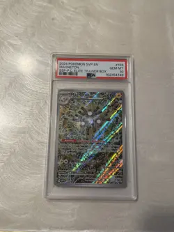 PC Magneton 159 Pokemon Center Stamp PSA 10 SVP EN SV Black Star Promo 2024 - Image 1