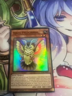 FLUFFAL OWL FRENCH SUPER RARE FUEN-EN017 FR017 NEAR MINT YUGIOH - Image 1