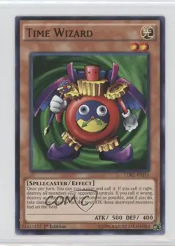 Time Wizard 1st Ed. YuGiOh Legendary Decks II - Collector's Set #LDK2-ENJ15 - Image 1