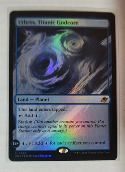 UTHROS, TITANIC GODCORE - Foil - Edge of Eternities - MTG Mythic #260 - Image 1