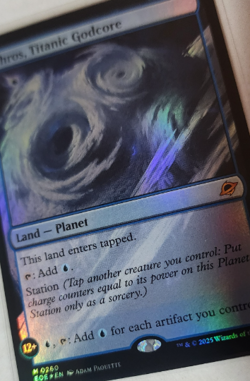 UTHROS, TITANIC GODCORE - Foil - Edge of Eternities - MTG Mythic #260 - Image 2