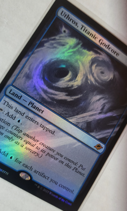 UTHROS, TITANIC GODCORE - Foil - Edge of Eternities - MTG Mythic #260 - Image 3