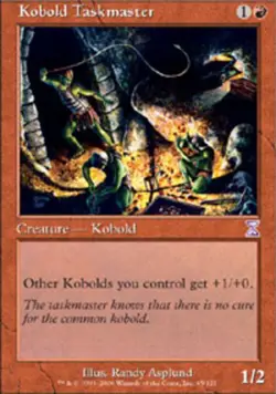 1 x Kobold Taskmaster - Timeshifted - Moderate Play - MTG - Image 1