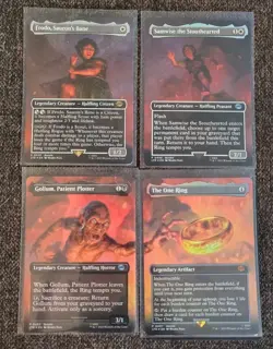 MTG LTR Lord Of The Rings The One Ring FOIL scene set 448 - 451 - Image 1