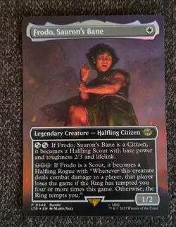 MTG LTR Lord Of The Rings The One Ring FOIL scene set 448 - 451 - Image 3