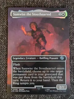 MTG LTR Lord Of The Rings The One Ring FOIL scene set 448 - 451 - Image 5