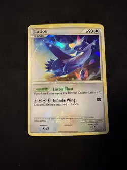 2010 POKEMON HEARTGOLD & SOULSILVER PROMO CRACKED ICE HOLO #HGSS11 LATIOS - Image 1
