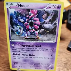 Hoopa Cracked Ice Holo Rare 51/114 Pokemon TCG Steam Siege LP - Image 1