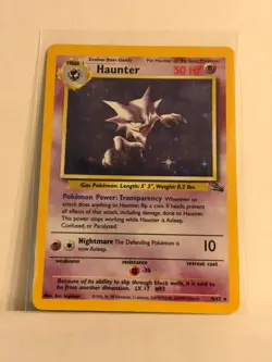 POKEMON TCG HAUNTER FOSSIL HOLO RARE JAPANESE VERY CLEAN ALMOST NEAR MINT! - Image 1