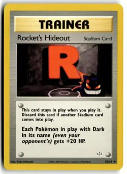 2001 Pokemon - Neo Revelation Rocket’s Hideout #63/64 - Image 1