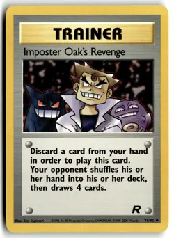 2000 Pokemon - Team Rocket Imposter Oak’s Revenge #76/82 - Image 1