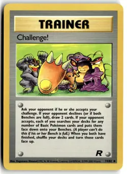 2000 Pokemon - Team Rocket Challenge! #74/82 - Image 1