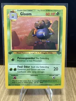 Pokemon TCG Gloom 37/64 - 1st Edition Jungle - Image 1