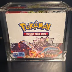 Pokemon Scarlet & Violet Obsidian Flames Booster Box Charizard Tyranitar 2023 - Image 1