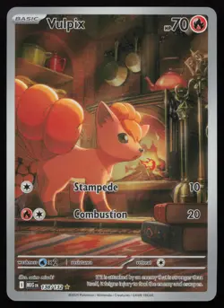 Vulpix 138/132 Illustration Rare Mega Evolution Pokemon NM - Image 1