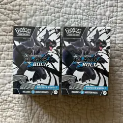 Pokemon Scarlet & Violet Black Bolt Booster Bundle Box Lot of 2 - Image 1