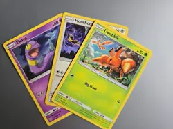 Legendary Birds Cameo Lot NM Pokemon Ekans, Dwebble, Hoothoot See Description... - Image 1
