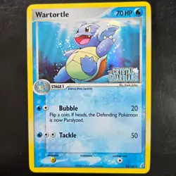 Pokemon Wartortle Crystal Guardians CG 42/100 Stamped Holo Uncommon Water - Image 1