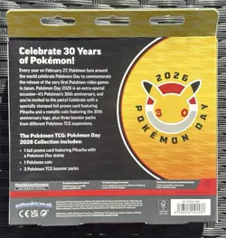 Pokemon TCG Pokemon Day 2026 Collection Box 30th Anniversary Brand New Sealed - Image 2