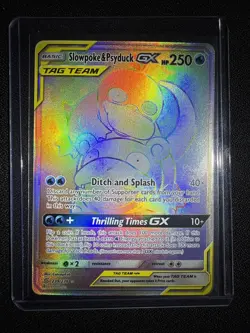 Pokemon Slowpoke & Psyduck GX Secret Rare Unified Minds 239/236 - Image 1