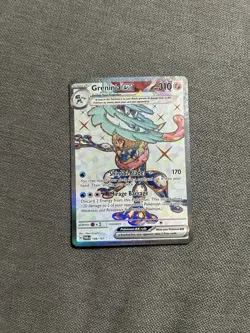 Pokemon Greninja EX 198/167 Ultra Rare Twilight Masquerade - MINT Condition - Image 1