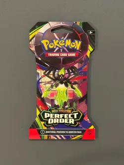 Pokemon TCG Perfect Order FULL ART SET of 4 Pristine Sleeved Booster Packs NEW! - Image 2