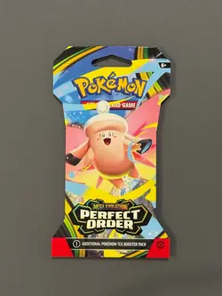 Pokemon TCG Perfect Order FULL ART SET of 4 Pristine Sleeved Booster Packs NEW! - Image 3