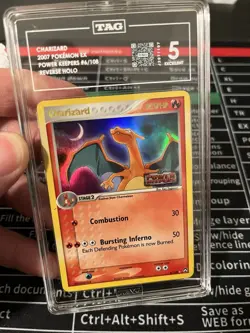 Pokemon TCG Charizard 6/108 EX Power Keepers 2007 Reverse Holo Rare - Image 1