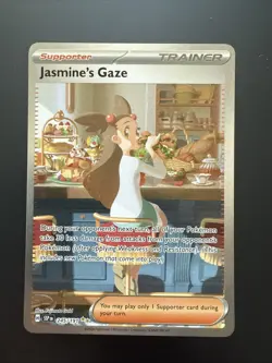 Pokemon TCG Jasmine's Gaze Full Art Holo Trainer Surging Sparks #245/191 - Image 1