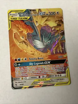 Moltres Zapados Articuno GX 44/68 Hidden Fates Pokemon TCG - Image 2