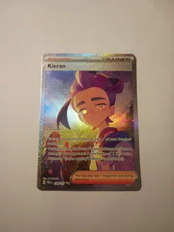 Kieran 174/131 Pokemon Prismatic Evolutions Special Illustration Rare NM - Image 1