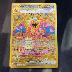 Charizard ex 228/197 - Pokemon Obsidian Flames Hyper Rare - DMG creases - Image 1