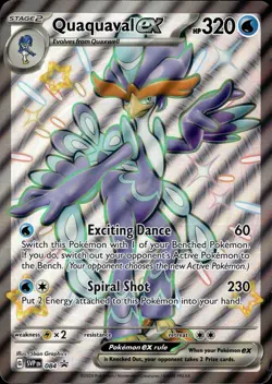 Quaquaval ex - JUMBO Black Star Promo - Paldean Fates SVPen 084 - LP - Pokemon - Image 1