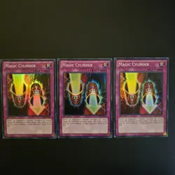Yugioh Magic Cylinder x3 (YS13-ENV15) Super Rare 1st Edition NM/M - Image 1