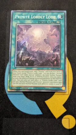 RA05-EN072 Primite Lordly Lode Collector's Rare 1st Ed YuGiOh - Image 1