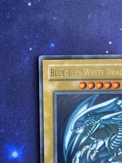 Blue Eyes White Dragon LP MP SDK-001 YuGiOh 1996 - Image 3