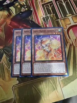 3X Armed Dragon Thunder LV3 - MP22-EN004 - Common 1st ED NM Yugioh - Image 1