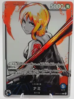 OP03-040 (Alternate Art) L - One Piece - Nami - Pillars of Strength NM Foil (JP) - Image 1