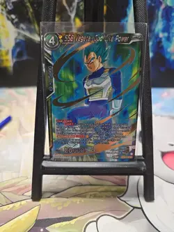 Dragon Ball Super Card Game SSB Vegeta, God-Like Power BT23-115 SR Mint - Image 1