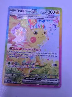 Pokemon Pikachu TCG EX Card 238/191 Surging Sparks SIR, Mint Condition - Image 1