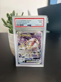 Pokemon Card Deoxys VSTAR GG46/GG70 Crown Zenith PSA 9 Mint - Image 1