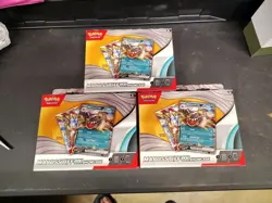 Lot 3 Pokemon TCG: Mabosstiff ex Showcase Boxes Brand New Sealed 9 Booster Packs - Image 2