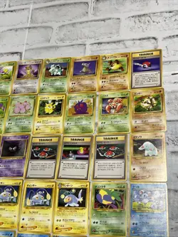Pokemon Vintage Japanese Pokemon Mixed Lot 68 Cards Most LP All Vtg Nintendo TCG - Image 4