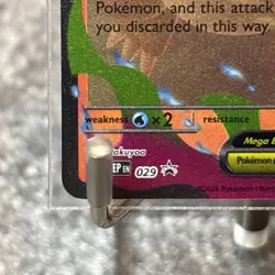 Mega Charizard x Ex #29 Pokemon Promo Card Near Mint - Image 4