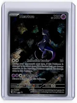 MEWTWO #052 SCARLET & VIOLET PROMO FULL-ART POKEMON CARD - Image 1